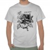 black rose bw tee